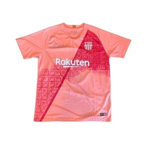 Nike FCB Barcelona Rakuten Pistolas Pink Authentic 2018 Jersey Men’s Size XL